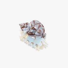 Blue Whelk Sea Snail Shell Women's Acetate Hair Claw Clip