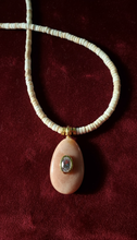 Silvie Necklace : Lg peach moonstone