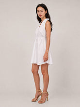 Short elasticated backless dress TDM60026: Brown