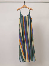 Long flowing dress CWM2675: Mustard