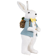 Timothy Bunny   White/Blue   8x21x7.5
