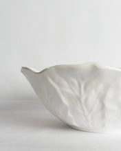 Cabbage Melamine Serving Bowl   White   12.75x4.75