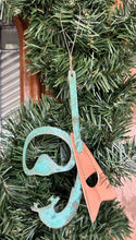 Snorkel Gear Scuba Copper Christmas Ornament