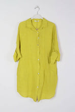 Short Linen Dresse One Size Blue Jeans