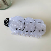 FASHIONABLE WHITE SWAN ACETIC ACID HAIR CLIP_CWAHA0549: TYPE6 / (OS) 2