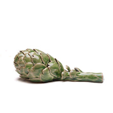 Ceramic Artichoke Tabletop Decor: Green / Small