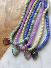 Caia Necklace: Lavender Jade with Amazonite