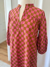 Sun Dried Laundry Pink Check Millie Dress SS26