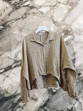 Linos REF: 83790 100% Linen Shirt: Beige