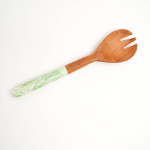 Marbled Salad Server (Green) Set of 2