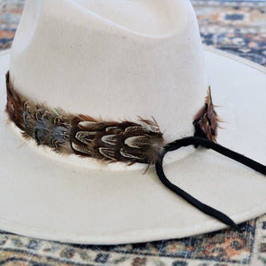 Western Feather Shikoba Hat Band