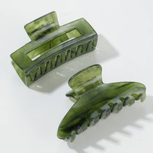Jade Green Claw Clip