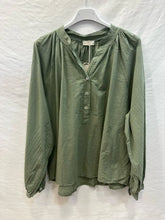 Tunisian Collar Cotton Blouse, @84601_BsColTunisien: Camel