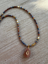 Sapphire Choc Moonstone pendant
