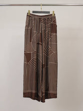 Satin trousers KD7789VS-29: Olive