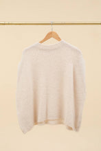 MOHAIR AND WOOL SLEEVELESS CREW NECK SWEATER/VEST