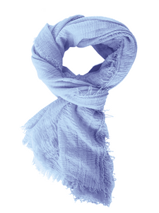 Boho Scarf - Baby Blue