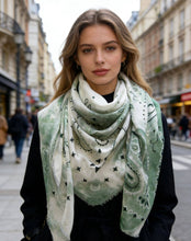 Pink Mixed Bandana Scarf