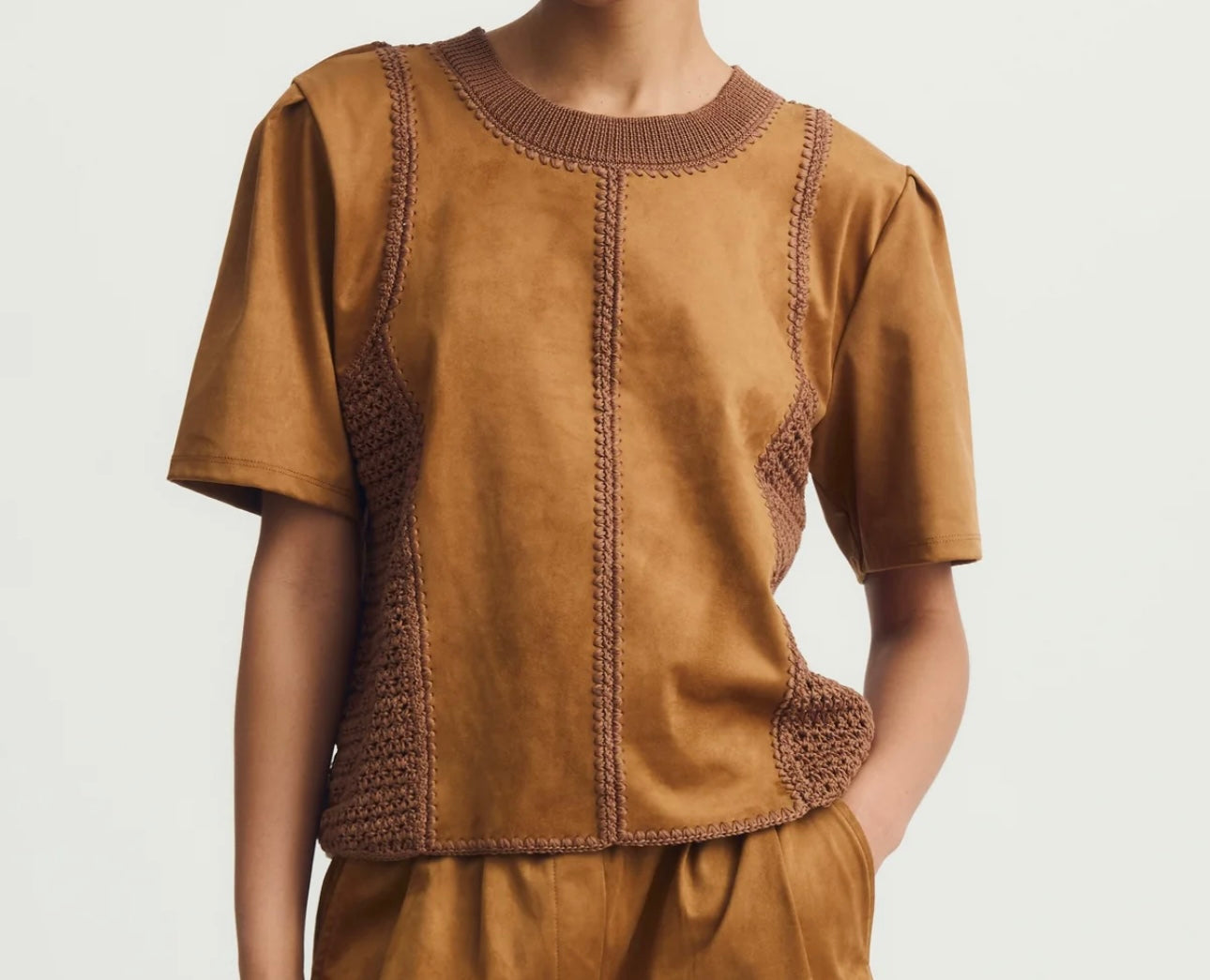 Inti Top Amber Suede