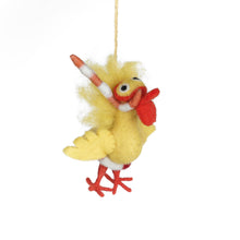 Handmade Felt Snorkelling Chick Sealife Hanging Decoration