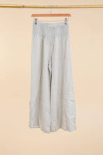 100% Linen Trousers REF. 2771: Black