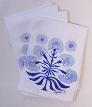 Limited Edition Poppy Love White Flour Sack Towel
