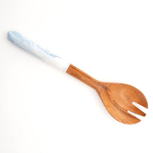 Marbled Salad Server (Blue) Set of 2