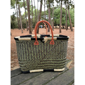 Coloful Straw Basket - XL