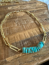 Ariel Necklace Turquoise: 16"