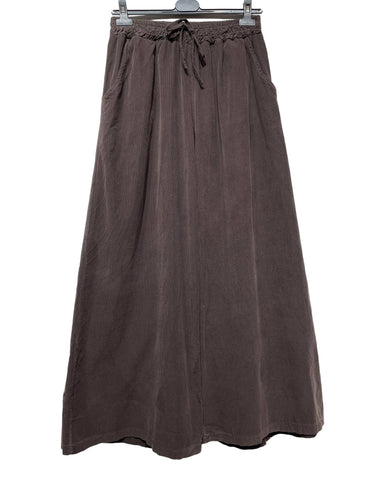 Baby Cord Wide Leg : Black