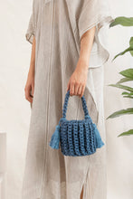 Amalfi Bucket Bag Mini With Tassels: Red / Short strap (4")