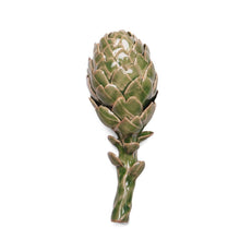 Ceramic Artichoke Tabletop Decor: Green / Small