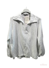 Cotton Gauze French collar blouse: Pink