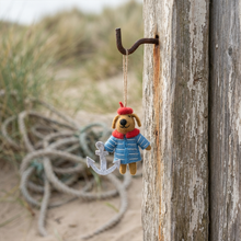Handmade Felt Davey Sailor Dog Sealfie Hanging Decoration