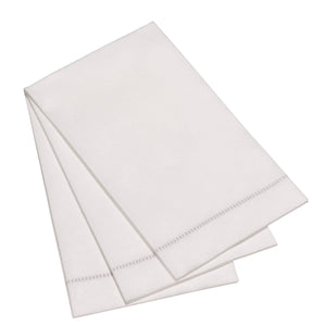 25ct Hemstitch Napkins | Size: Dinner Napkin (40x40cm) / Misty Green