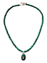 Joanie Necklace - Fall Set: Lobster + ext 16-18" / Malachite