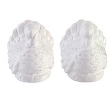 Ceramic Salt + Pepper Shakers - Turkeys: Ceramic / 3" H x 2" Dia