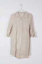 Short Linen Dresse One Size Blue Jeans