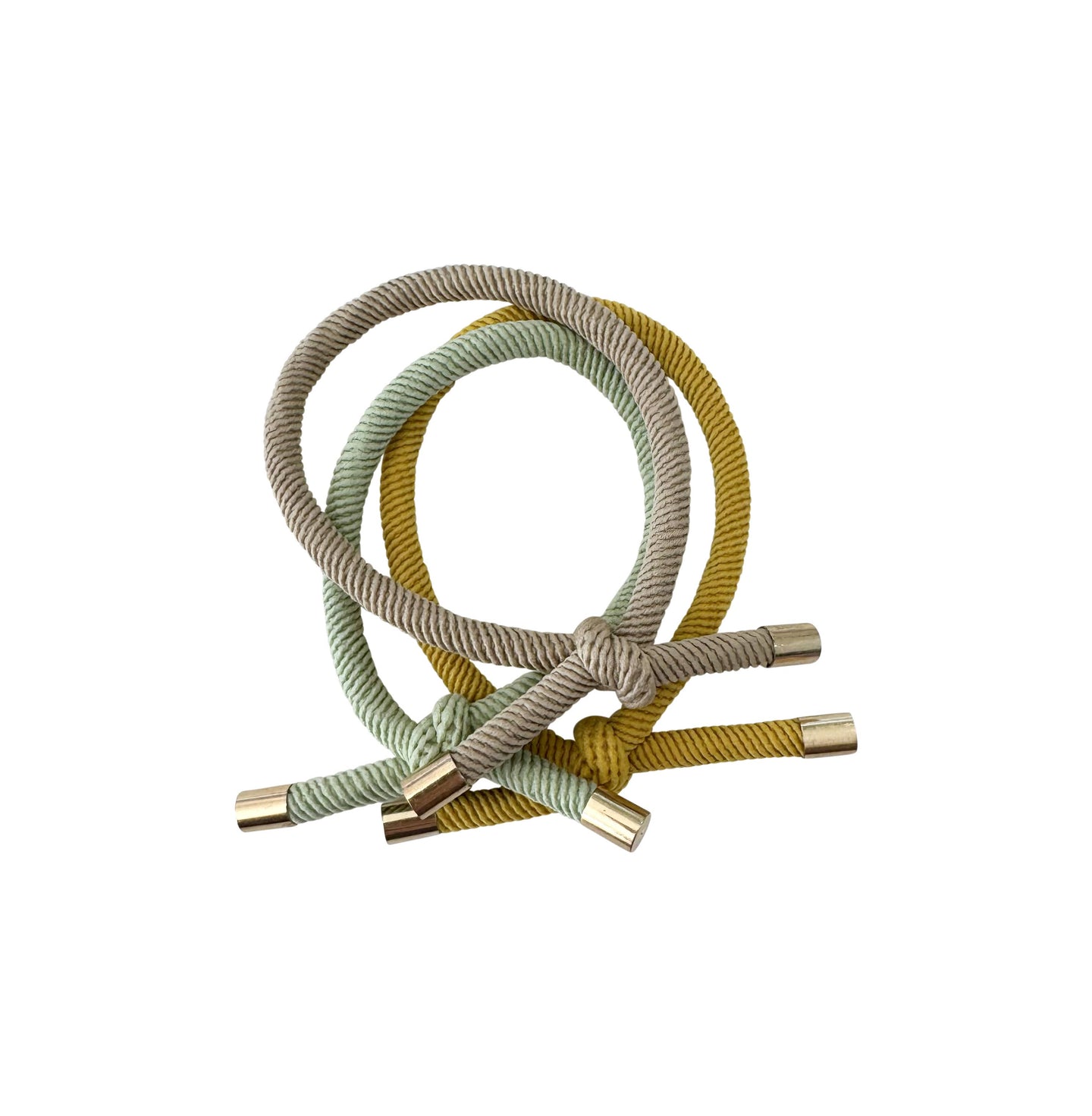 Poppy Hair Tie Set: Mustard