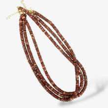 Disc Bead Necklaces: Clear