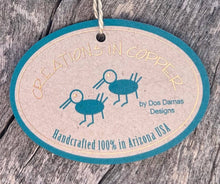 Chili Peppers Copper Christmas Ornament