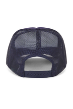 Gone Fishin Trucker Hat in Navy Split: Navy