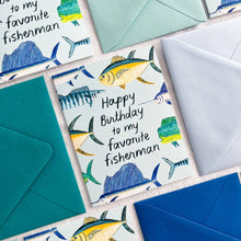 Happy Birthday Fisherman Card 