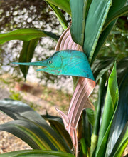 Sailfish Swordfish Marlin Copper Christmas Ornament