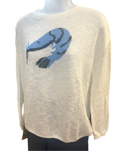 Cajun Shrimp Sweater Navy