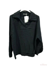 Cotton Gauze French collar blouse: Sky Blue