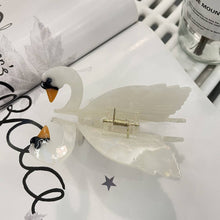 FASHIONABLE WHITE SWAN ACETIC ACID HAIR CLIP_CWAHA0549: TYPE6 / (OS) 2