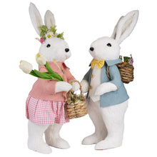 Timothy Bunny   White/Blue   8x21x7.5