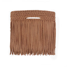 Sophia Eco Ribbon Clutch: Tan