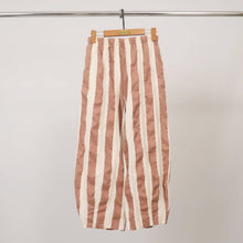 Striped pants with elastic waistband TDM67625-5: Blue